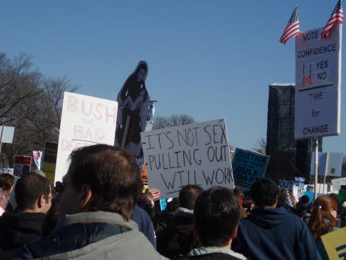 “Bring the Troops Home Now,” Anti-Iraq War Demonstration, National Mall, Washington, DC, January 200