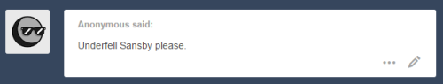 mcmilkthistlee:  Anon asked for it and turns out i love Underfell Sansby too! NNGGHh Im weak(requests still open! Send some in if you want ;3)