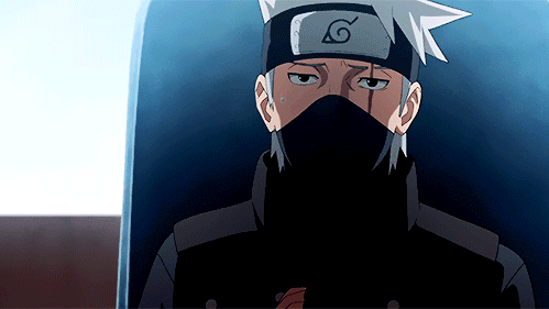 stoneyhatake:Can we appreciate this era of Kakashi and how unenthused he is to be