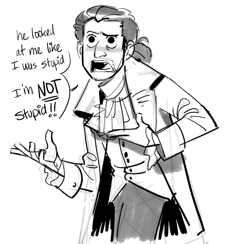 arythusa:  Everyone in Hamilton is a delight I want to learn to draw them betterAnd