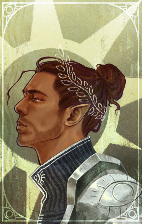 New portraits I made for our own Tal’Dorei campaign: The Seekers at lvl 14! In order: Niko: ou