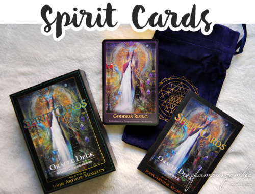 Preorder alert! The Spirit Cards are in their second printing and will be back in stock the 20th. In
