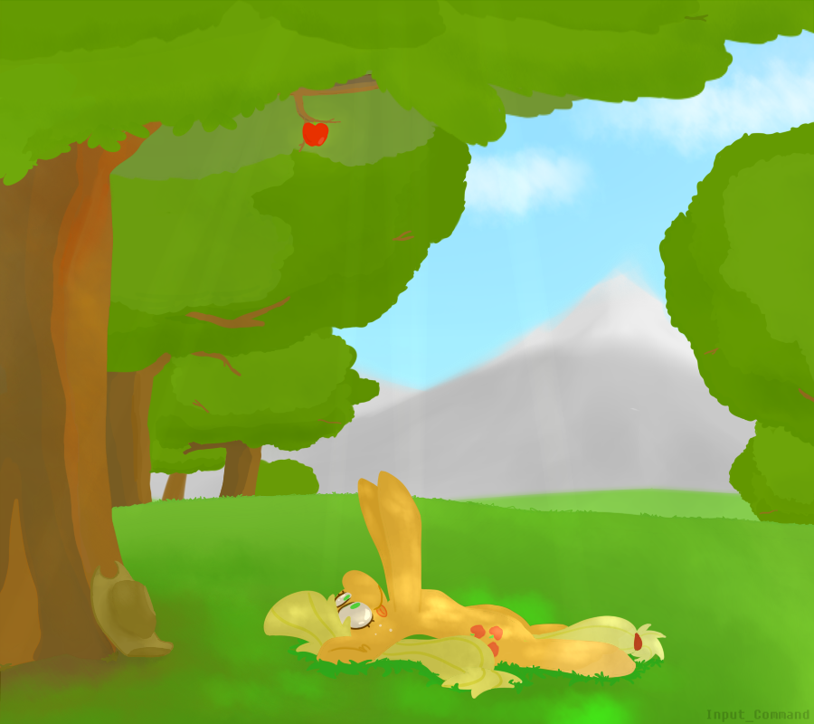 applejack-applejack:  input-command:  Recreation of this old piece I made a little