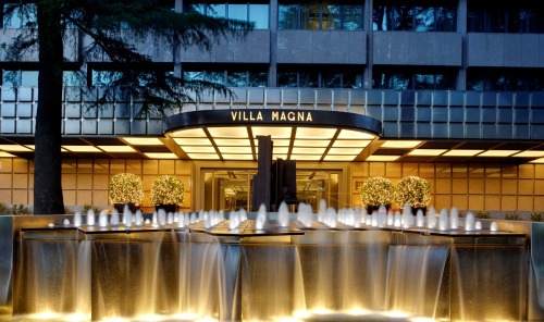 luxuryaccommodations:  Villa Magna - Madrid, Spain Built on the site of a former Moorish palace, the