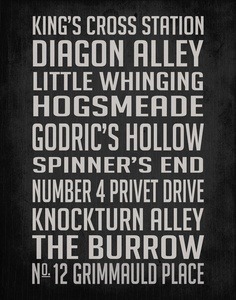 Harry Potter locations.