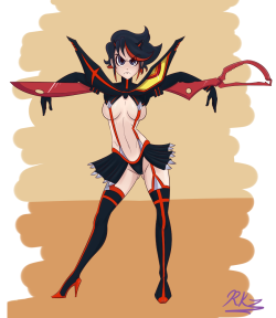 fandoms-females:  ryuko_by_retrokidz ( AF