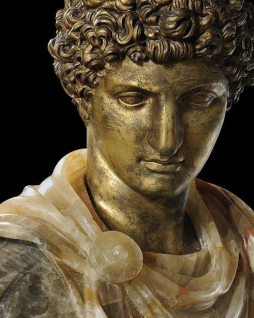 jamesusilljournal:Ancient Bronze Head of Antinous