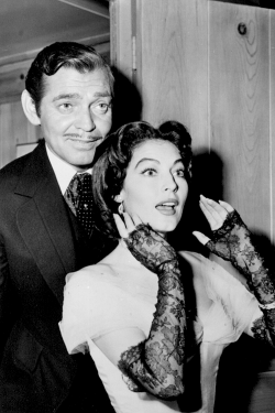 bellecs:  Clark Gable and Ava Gardner during