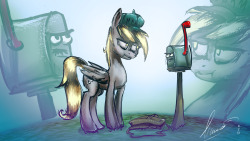 ebtdeponis:  Depy VS Mail box by Alumx Derpy: