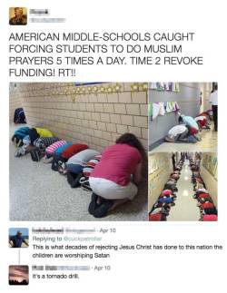 jas720:  heavyfishcannon:  iammyfather: Hey, If I find a photo and can twist it to fit my Agenda, what right do you have debunking it?  FREE SPEECH. Ah, yes, the sacred Muslim tradition of praying to the double mecca, a quantum holy land that exists