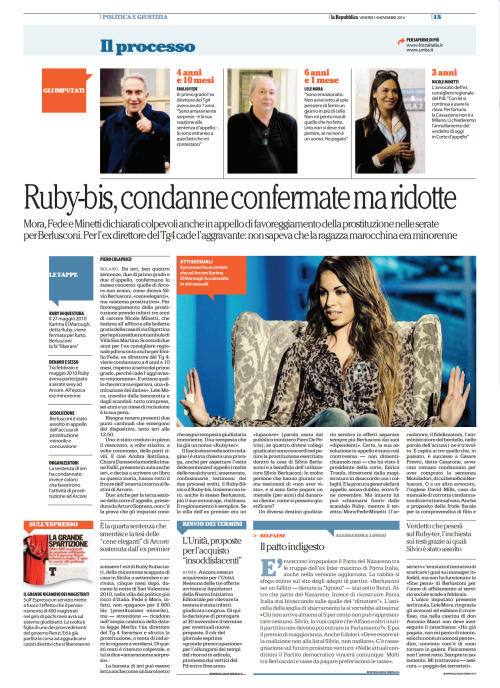 La Repubblica 14 Novembre 2014