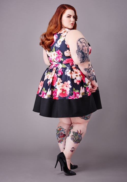 chubby-bunnies:  tesshollidayofficial:  I am so in awe of my images from my Yours Clothing shoot. So grateful to have the opportunity to model for big brands and not have to confirm industry standards. Short, fat, tattooed & if I can say so.. Killin’