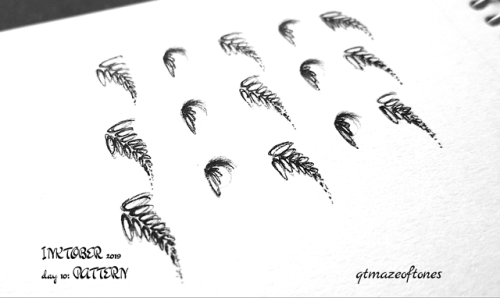 Inktober Day 10: Pattern.