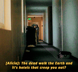 dailyfeartwdgifs: Alicia and Ofelia in 2x09 “Los Muertos”