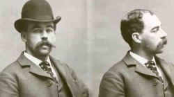 dichotomized:  H.H. Holmes’ Hotel of Horrors - Behind it’s outward appearance of normality, secret passages riddled the hotel-room walls, with peepholes for spying on the occupants. Trapdoors led into hidden staircasesleading to the street. There