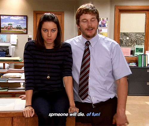 scoopsahoy:  PARKS AND REC + lines that made me audibly laugh