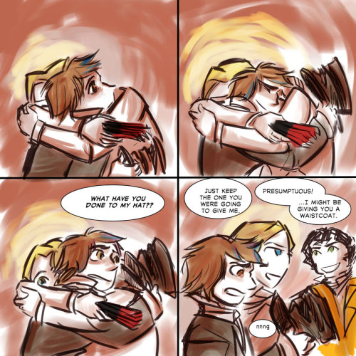 theonlycheeseleft: pilferingapples: Yeah, utter UTTER fluff. Mostly for MidshipmanKennedy who’