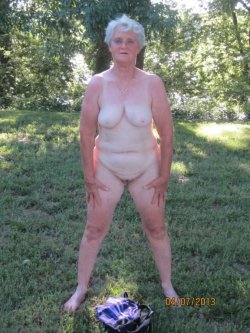 sexgrannyold:  my wife marcie for you  I