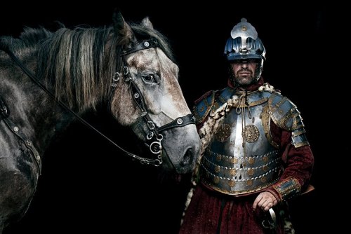 sexecutive-outcums:Winged Hussar reenactors, from here