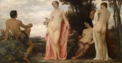 artbeautypaintings:  The judgment of Paris - Eduard Lebiedzki