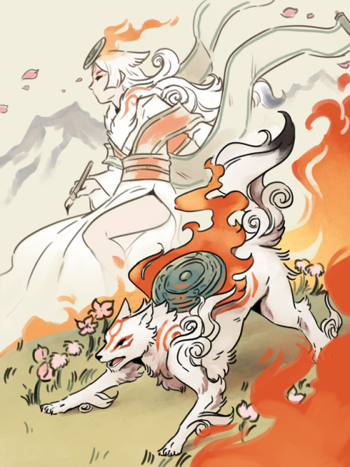 frogbians: been playing okami recently…