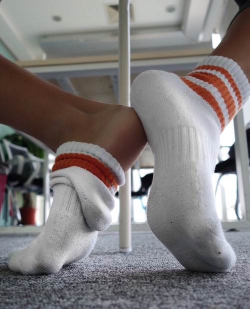 sneakerproll-germany: blksoxboy4dad:Yes to all! Wanna sniff my sweaty socks?