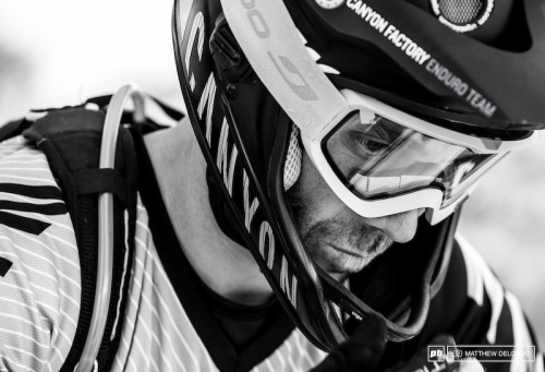 cadenced:  Portrait of a Canyon Factory Enduro Team rider by Matthew Delorme at the Superenduro even