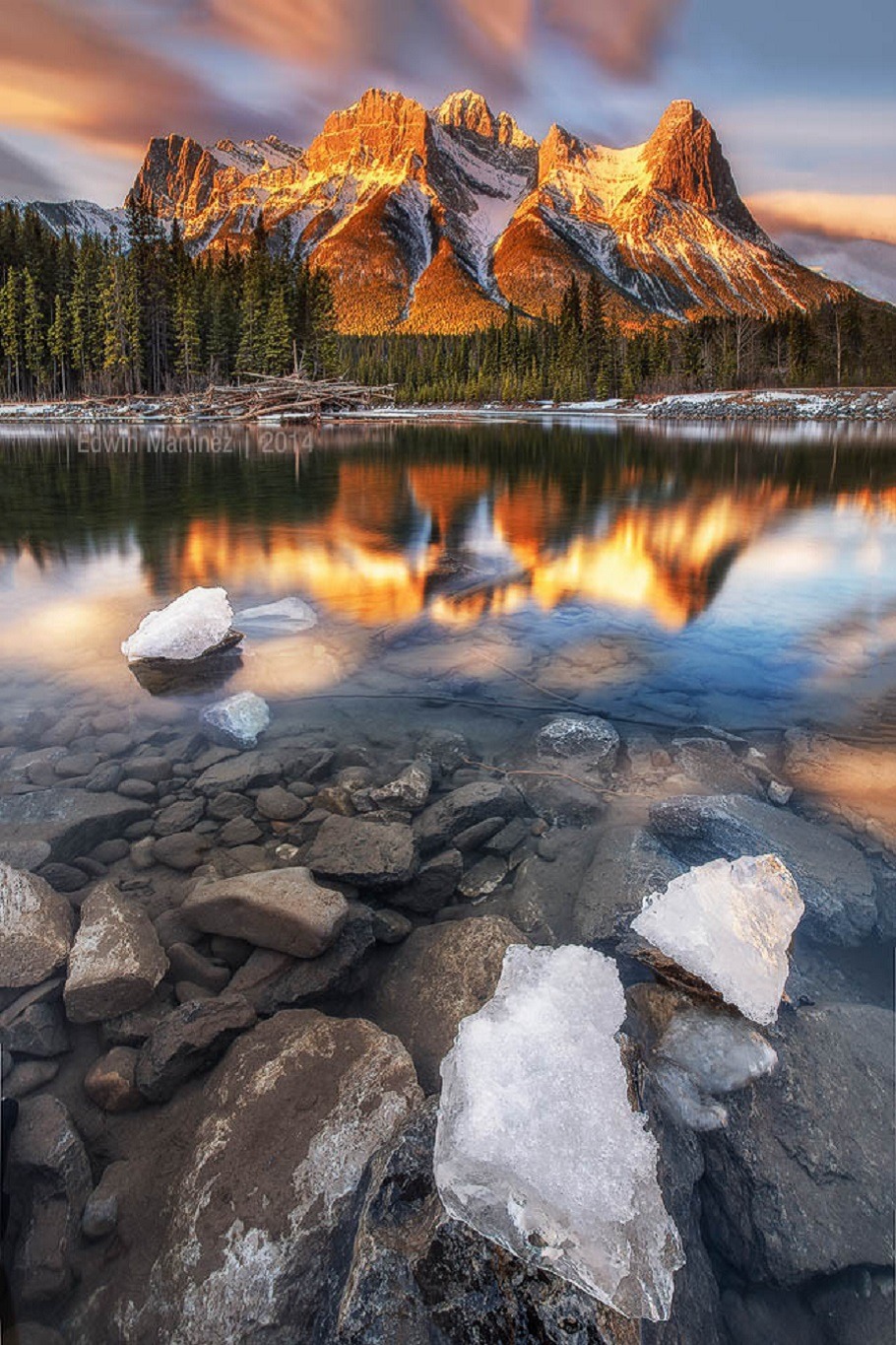 sublim-ature:  Three Sisters, AlbertaEdwin Martinez 