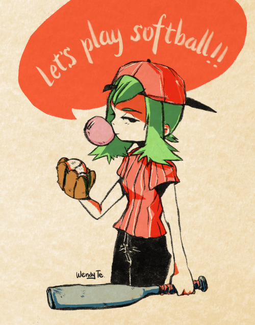 Let’s play softball!! 