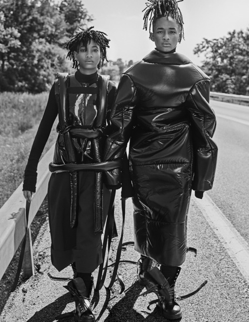 princessakuba:  celebritiesofcolor:  Jaden and Willow Smith for Interview Magazine  I love them 