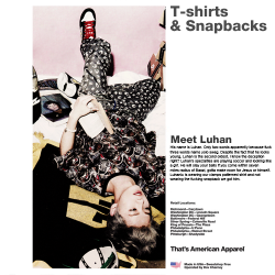 krisinmypants:  Luhan as an American Apparel