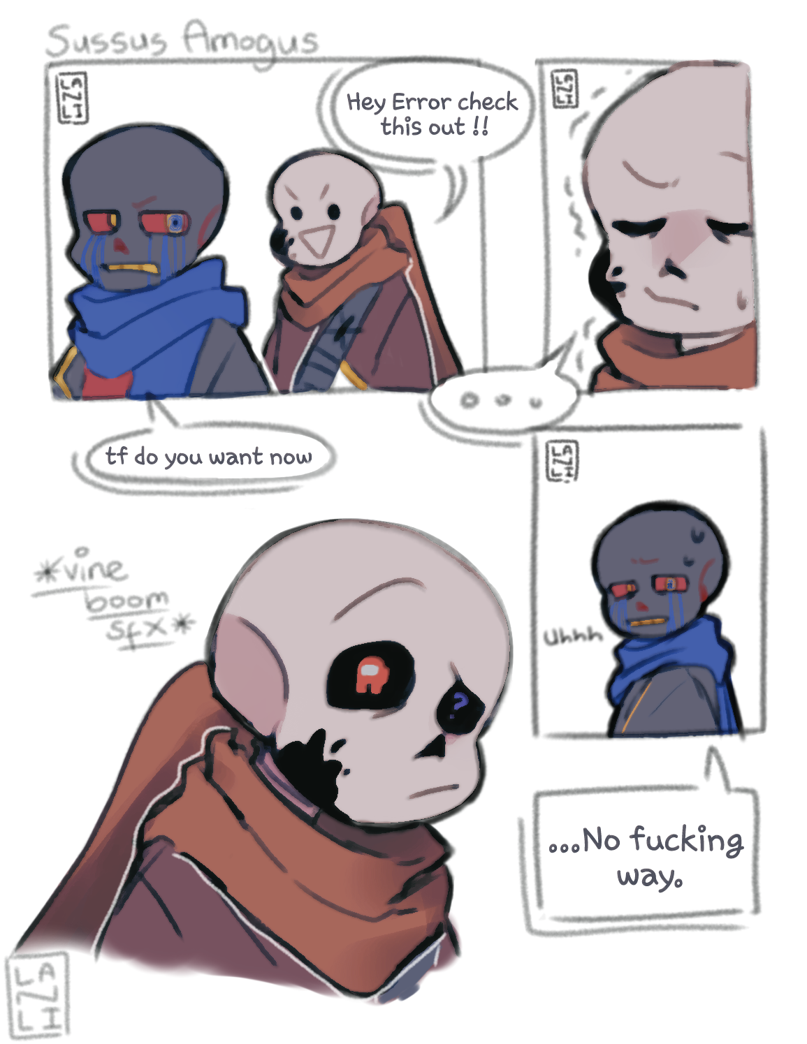 Yoga Classes with Ink Sans and Lust Sans(link too) Anacraft344