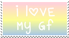 I love my gf pride stamp