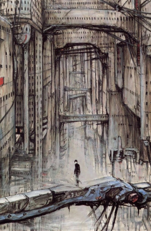 2001hz:Blame!: ‘Megastructure’ Architectural Illustrations By: Tsutomu Nihei (1998-2003)