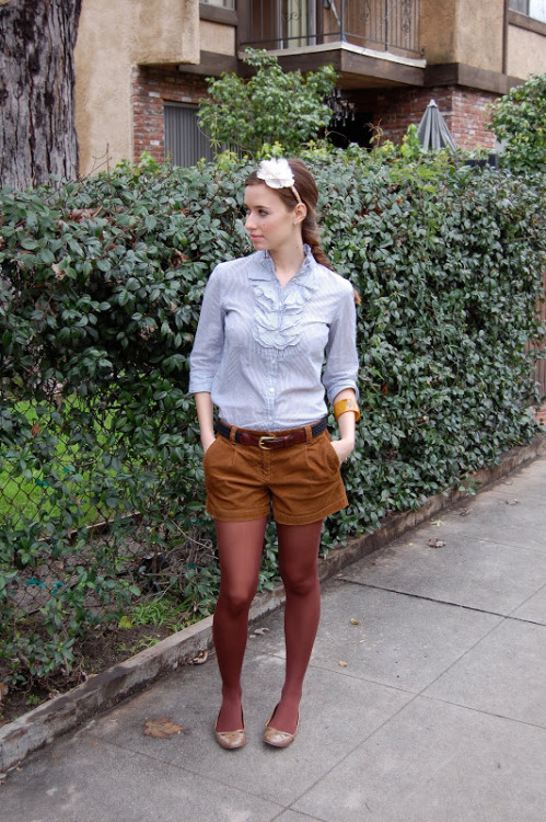 tightsobsession:  Winter shorts. Via M Loves M.