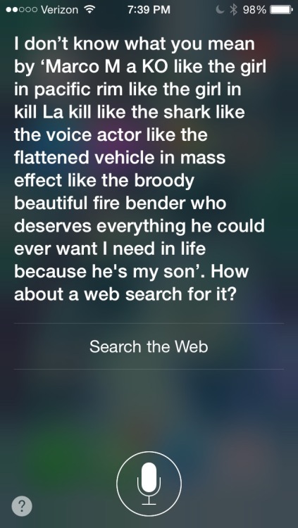 equalistmako:  I’m trying to teach Siri how to say “MAKO” 