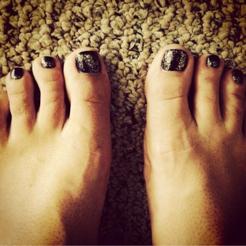 She used to post her pedicures all the time