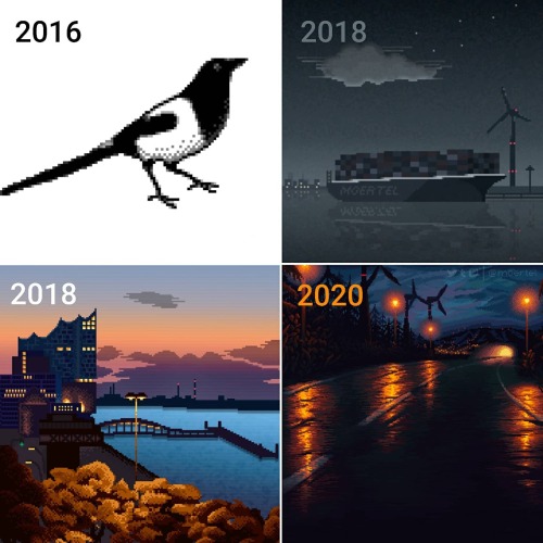 My Pixel Art Journey 2016-2020It must have been around 2015 when I discovered contemporary pixel art