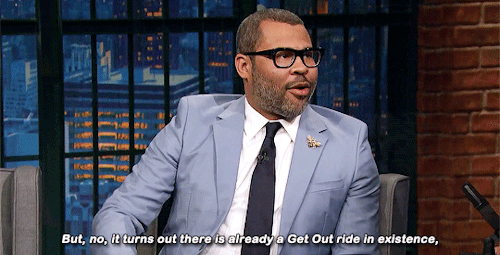 tayorswift:You have an idea for Get Out- you’ve been pitching, not a Get Out sequel…. a Get Out ride