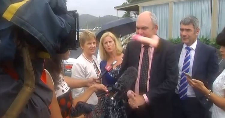 meladoodle:  This lady threw a dildo at millionaire politician, Steven joyce and