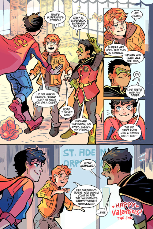 sonialiao:And then they ate so many cupcakes Damian got sick and Jon had to fly him home bahaha. I j