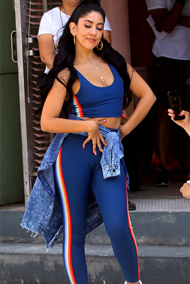 jessicahuangs:Stephanie Beatriz on the set of “In the Heights”’ on June 21, 2019 i