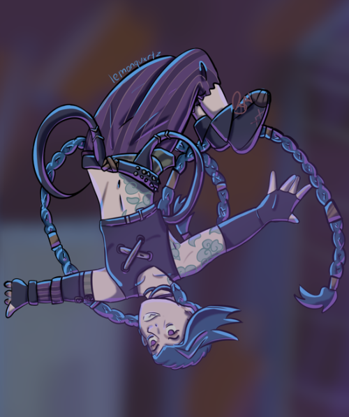 Jinx From The Show Arcane! I Love Her Design And How She Was Written; I Just Had To Draw Her!