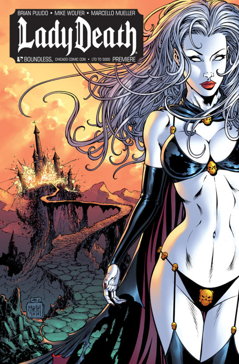 naughtyhalloweenart:  Lady Death: No Fairy Tale by Matt Martin