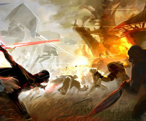 gameraddictions:  concept art set 3 Star Wars: The Force Unleashed 