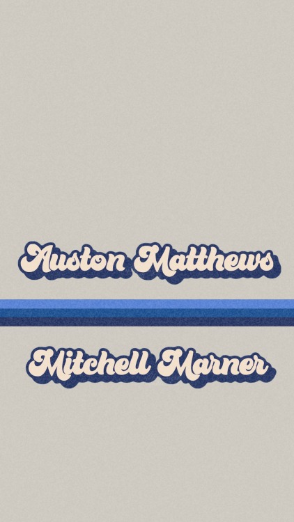 Where Hockey Meets Art — wallpapers • auston matthews & mitch marner +