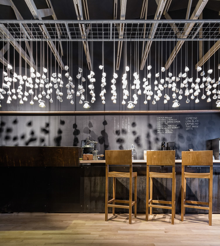 lustik:   Origo coffee shop -  Lama Arhitectura via We Heart 