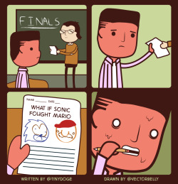 twitterthecomic:  *professor hands out final*