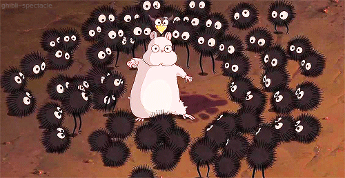 ghibli-spectacle:  ♔ Ghibli Trivia  “Cutting the line” is a japanese good-luck