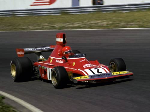 frenchcurious:Niki Lauda (Ferrari 312B3) vainqueur du Grand Prix des Pays-Bas - Zandvoort 1974. - so